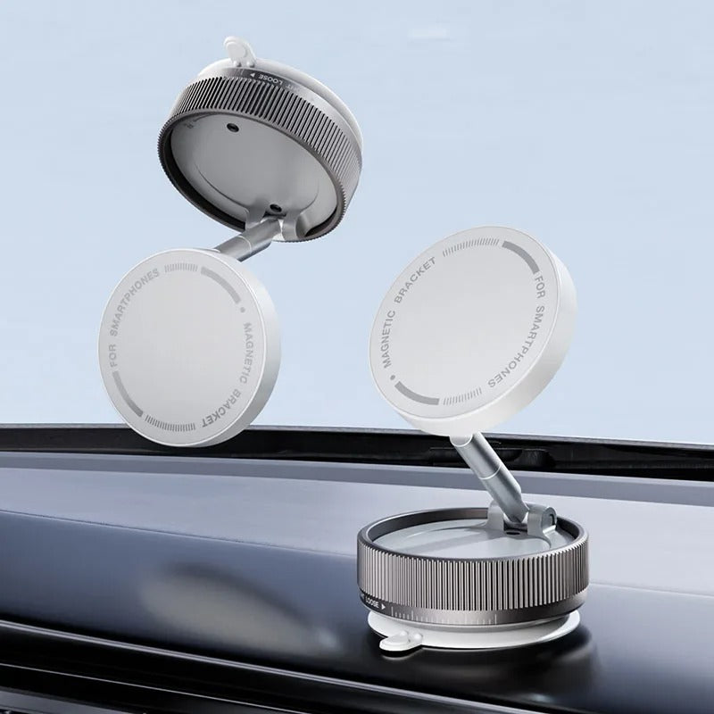 Magnetic 360° Phone Holder- Rotating Desk & Car Stand