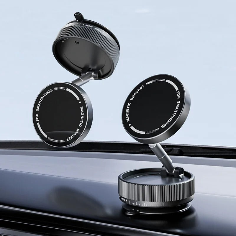 Magnetic 360° Phone Holder- Rotating Desk & Car Stand